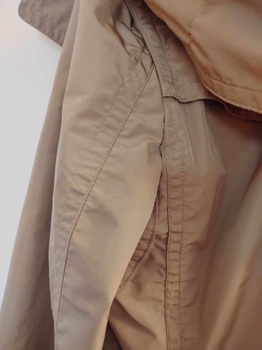 Burberry Brit Hooded Trench Coat 🧥 Nova Check Khaki - Picture 15 of 16